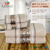 Oriental 450 GSM Bath Towels Set Of 4 | Ultra Soft & Highly Absorbent Towels